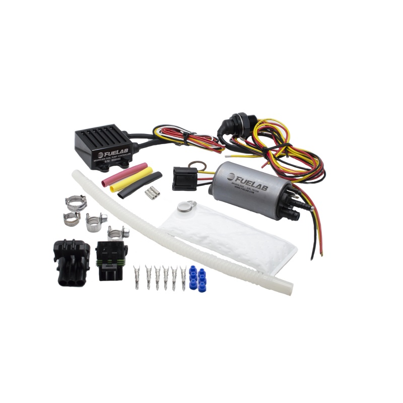 Fuelab 253 In-Tank Brushless Fuel Pump Kit w/9mm Barb & 6mm Siphon/72002/74101/Pre-Filter – 500 LPH
