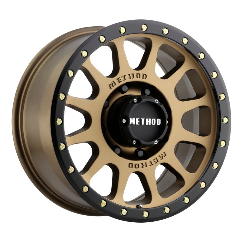Method MR305 NV 20×9 +18mm Offset 8×6.5 130.81mm CB Method Bronze/Black Street Loc Wheel