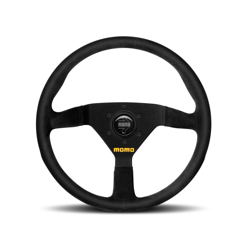 Momo MOD78 Steering Wheel 320 mm – Black Suede/Black Spokes