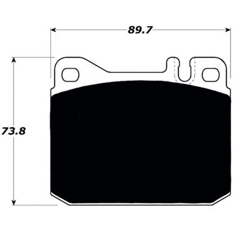 Porterfield Brake Pads for 1991 MERCEDES-BENZ 300 SEL