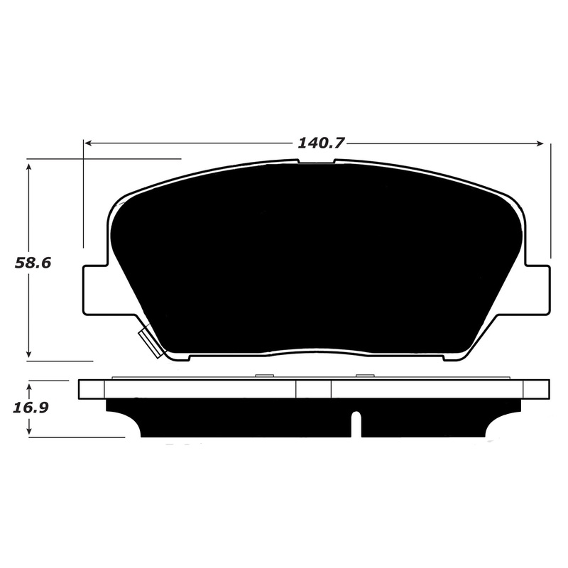 Porterfield Brake Pads for 2011 HYUNDAI GENESIS COUPE