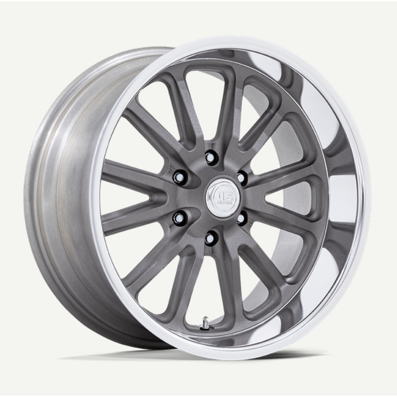 20″ U.S. Mags Rambler 6 UC145 Matte Gunmetal Diamond Cut Lip