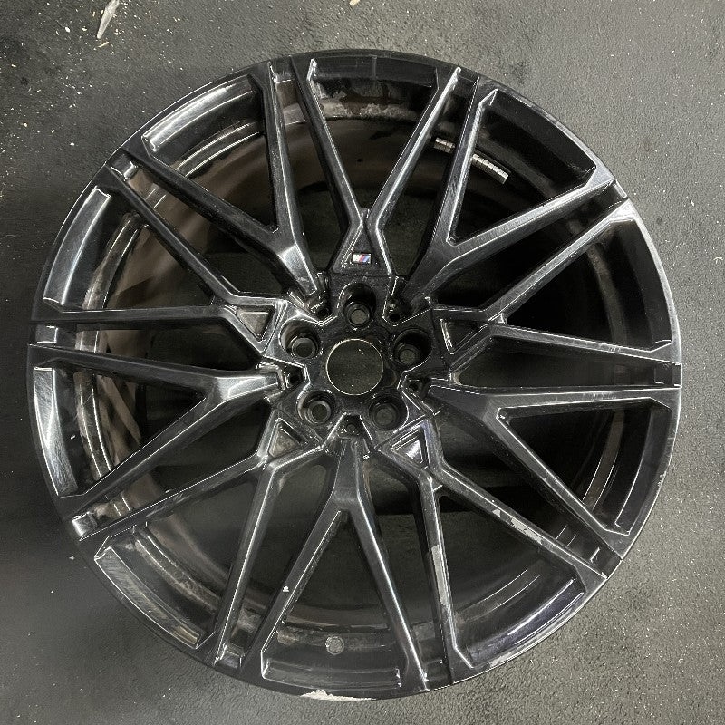 21″ BMW X5M 24 21×10.5 20 spoke black Original OEM Wheel Rim