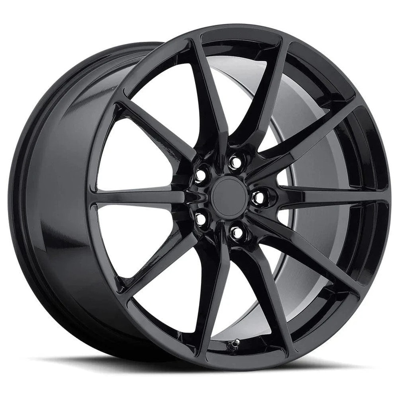 MRR M350 19″ 5×114.3 Gloss Black fit Mustang