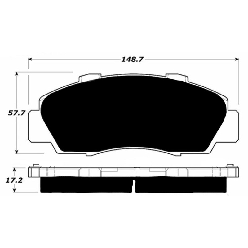 Porterfield Brake Pads for 1997 ACURA TL