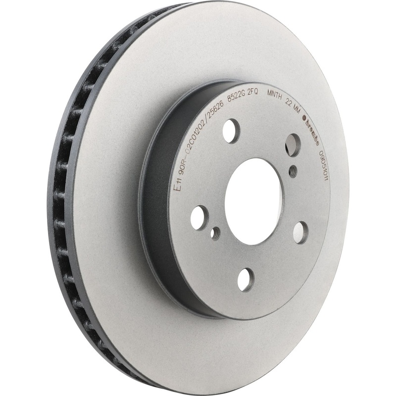 PRIME UV Coated Front Disc Brake Rotor – 09.D510.11