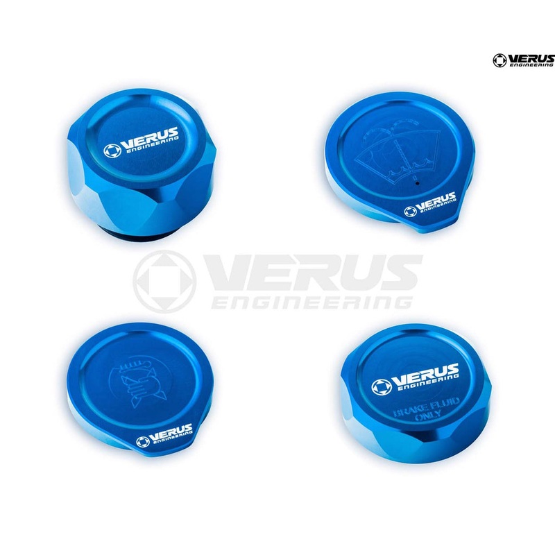 Verus Engineering Engine Bay Cap Set FHS Style Blue – 22+ WRX