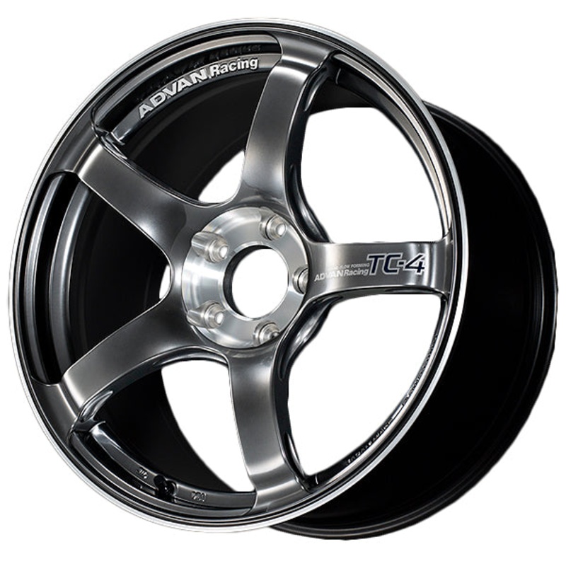 Advan TC-4 Special Edition Wheel – 18×9.0 +25 | 5×114.3 | Racing Hyper Black & Diamond Cut