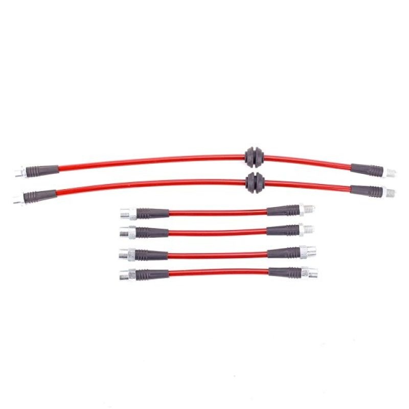 PowerStop Power Stop 90-91 BMW 325iX Front & Rear SS Braided Brake Hose Kit