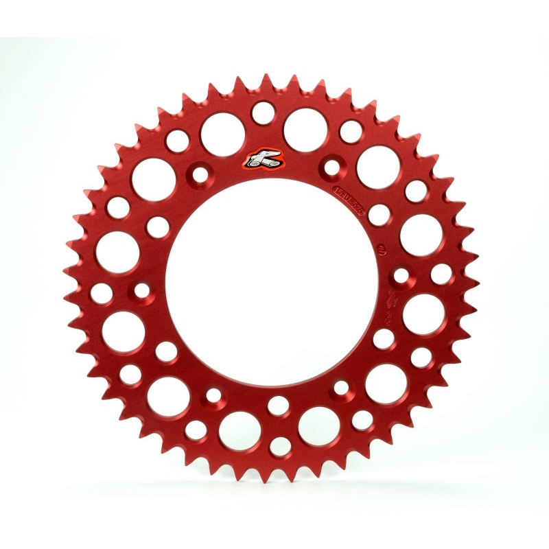 Renthal 03-07 Honda CR 85RB/ 07-09/12-14 CRF 150RB Rear Grooved Sprocket – Red 420-56P Teeth