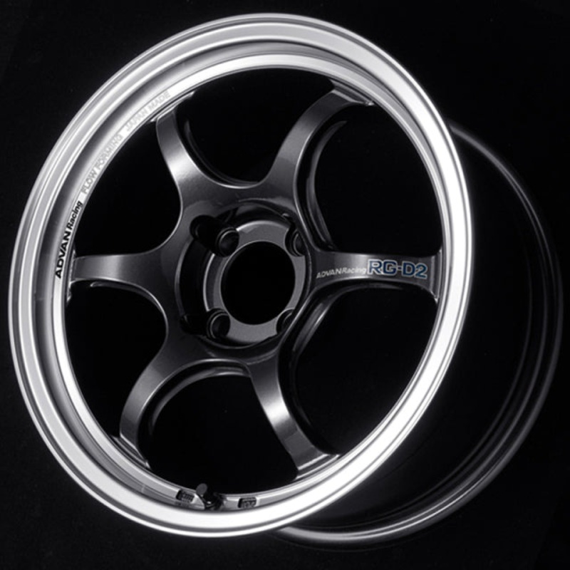 Advan RG-D2 Wheel – 15×7.0 +42 | 4×100 | Machining & Black Gunmetallic