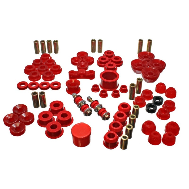 Energy Suspension 90-93 Acura Integra Red Hyper-Flex Master Bushing Set