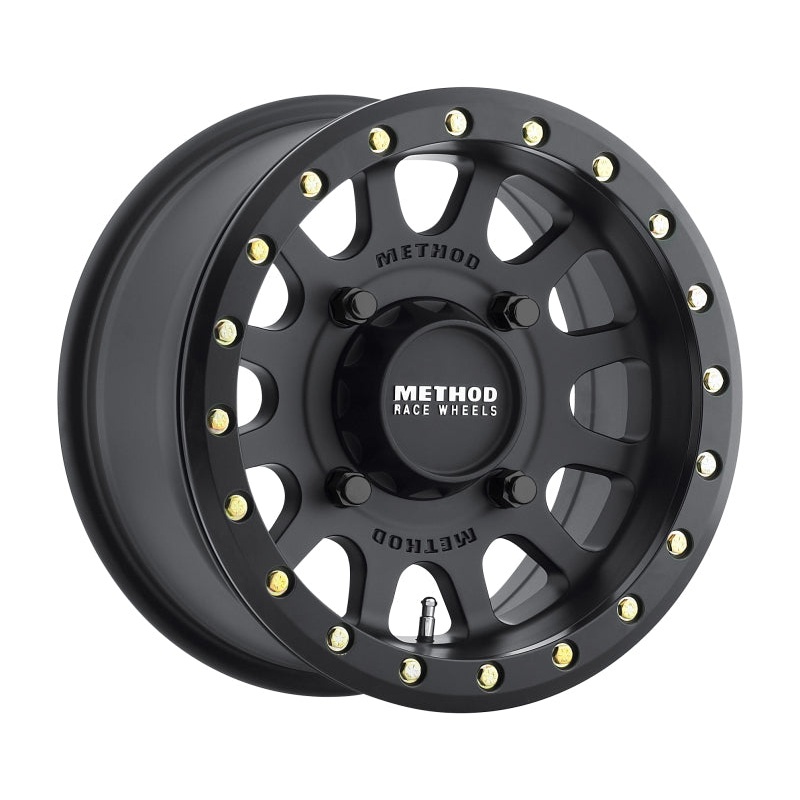 Method MR401 UTV Beadlock 14×7 / 5+2/38mm Offset / 4×156 / 132mm CB Matte Black Wheel