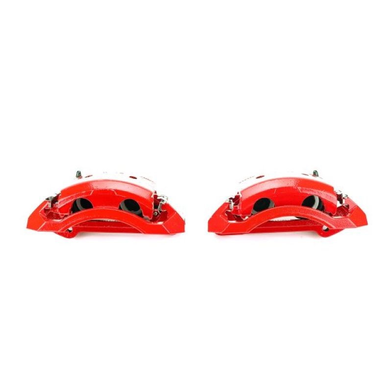 Power Stop 00-02 Dodge Ram 2500 Front Red Calipers w/Brackets – Pair