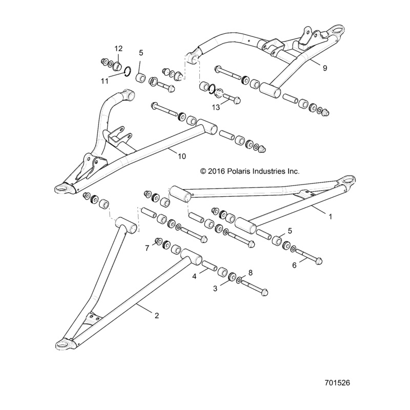 Weld-Ctrl Arm,Lower,Frt,Lh,60,Sg by Polaris