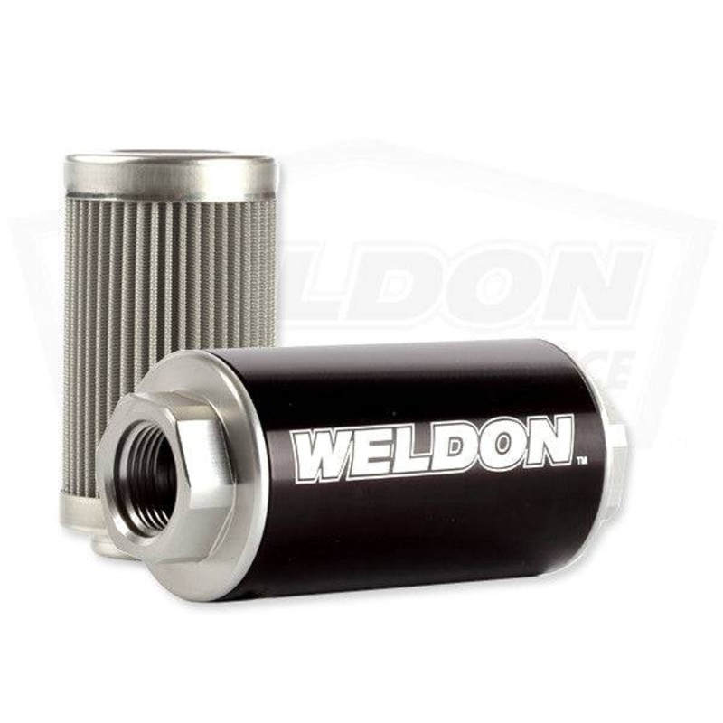 Weldon Billet Fuel Filters WEQ12100SSN-L (Long) 100 MICRON FILTER