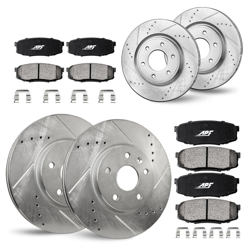 APF Full Brake Kit Rotors and Pads for Cadillac Escalade 2008-2014