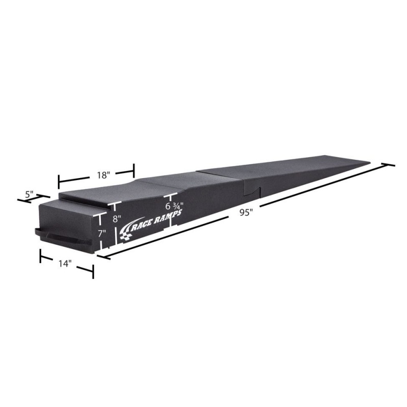 Race Ramps 9in. Trailer Ramps w/ Flap Cutout