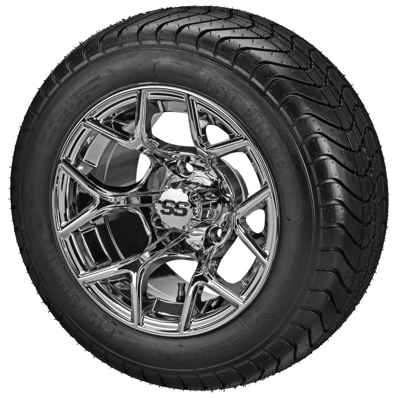 LSI 12″ Ninja Mirror Wheel and Low Profile Tire Combo