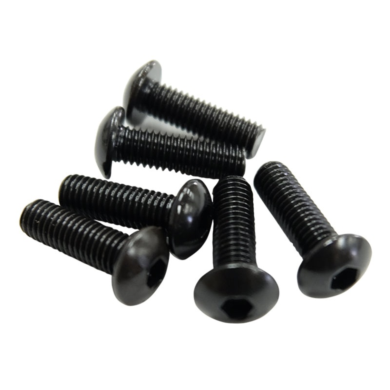 NRG Steering Wheel Screw Upgrade Kit (Flat) – Black