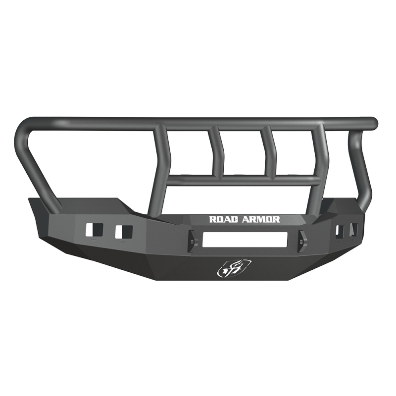 Road Armor 11-16 Ford F-250 Stealth Front Bumper w/Titan II Guard Standard Flare – Tex Blk