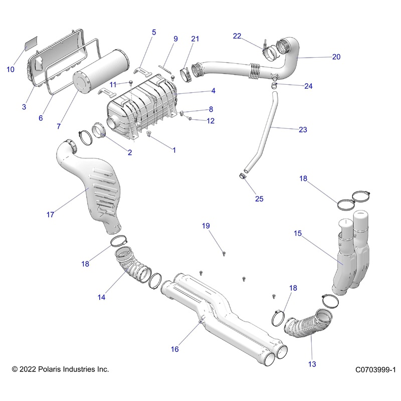 Vent Hose, Engine by Polaris