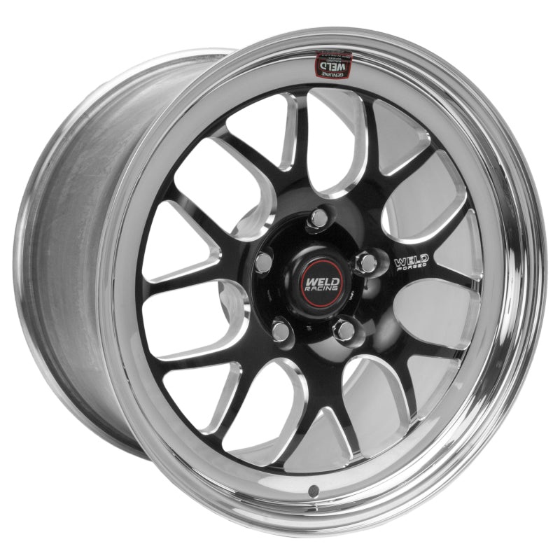 Weld S77 17×7 / 5×4.5 BP / 2.2in. BS Black Wheel (High Pad) – Non-Beadlock