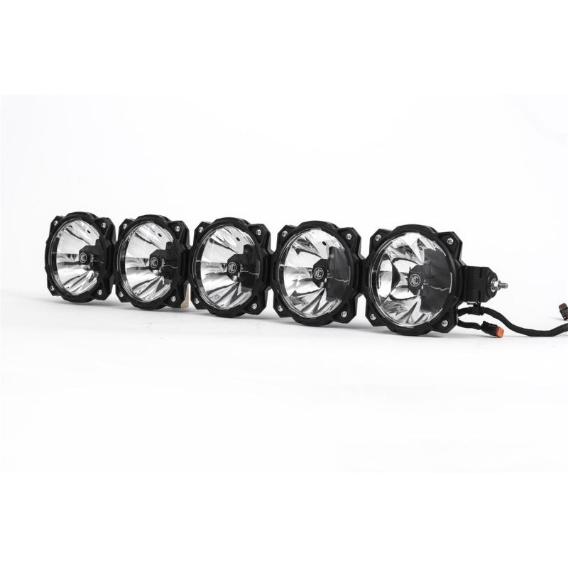 KC HiLiTES Polaris RZR 32in. Pro6 Gravity LED 5-Light 100w Combo Beam Overhead Light Bar System