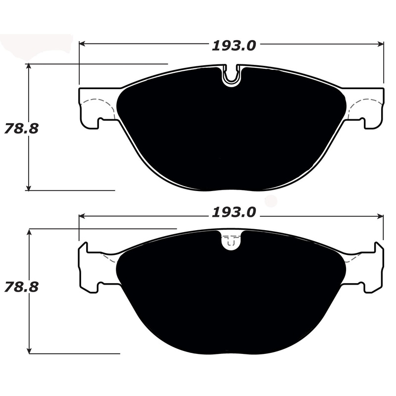Porterfield Brake Pads for 2014 JAGUAR XKR