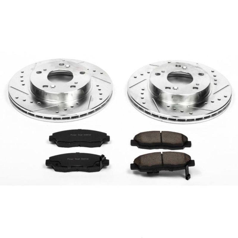 Power Stop Front Z23 Evolution Sport Brake Kit Honda Civic 2006-2011 | K2384