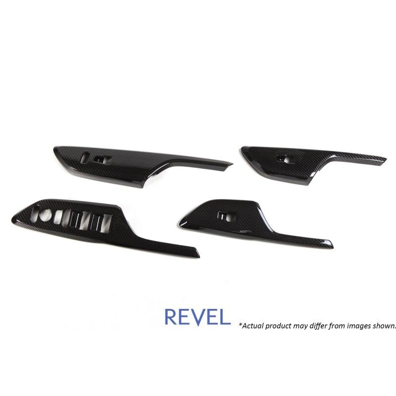 Revel GT Dry Carbon Window Switch Panels (FL/FR/RL/RR) 16-18 Honda Civic – 4 Pieces