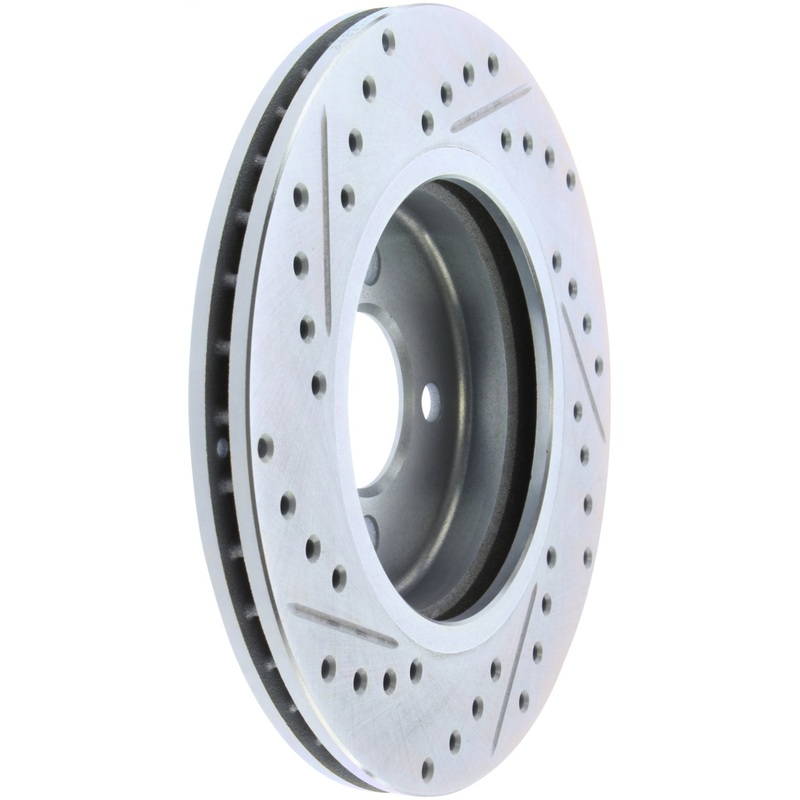 StopTech 02-06 Mini Cooper Select Sport Slotted & Drilled Front Left Rotor