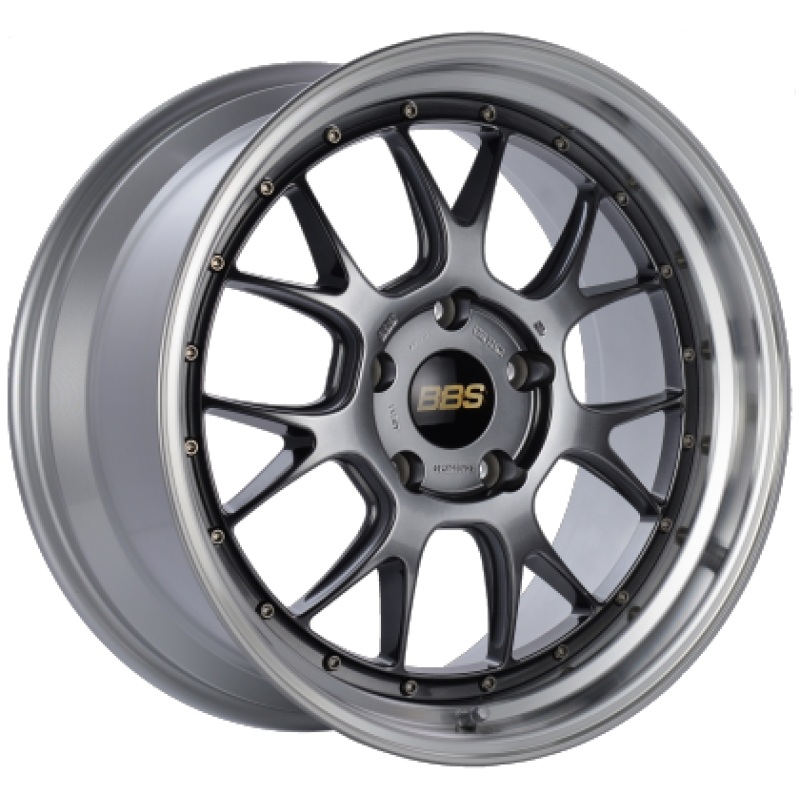 BBS LM-R 20×10.5 5×120 ET35 CB82 Diamond Black Center Diamond Cut Lip Wheel | LM337DBPK