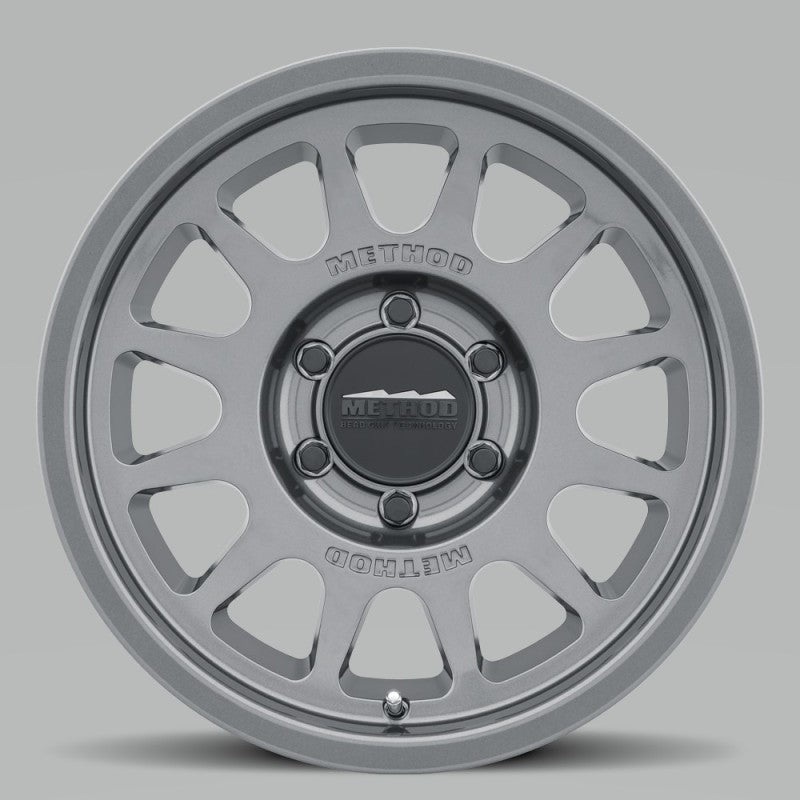 Method MR703 17×8.5 0mm Offset 6×120 67mm CB Gloss Titanium Wheel | MR70378562800