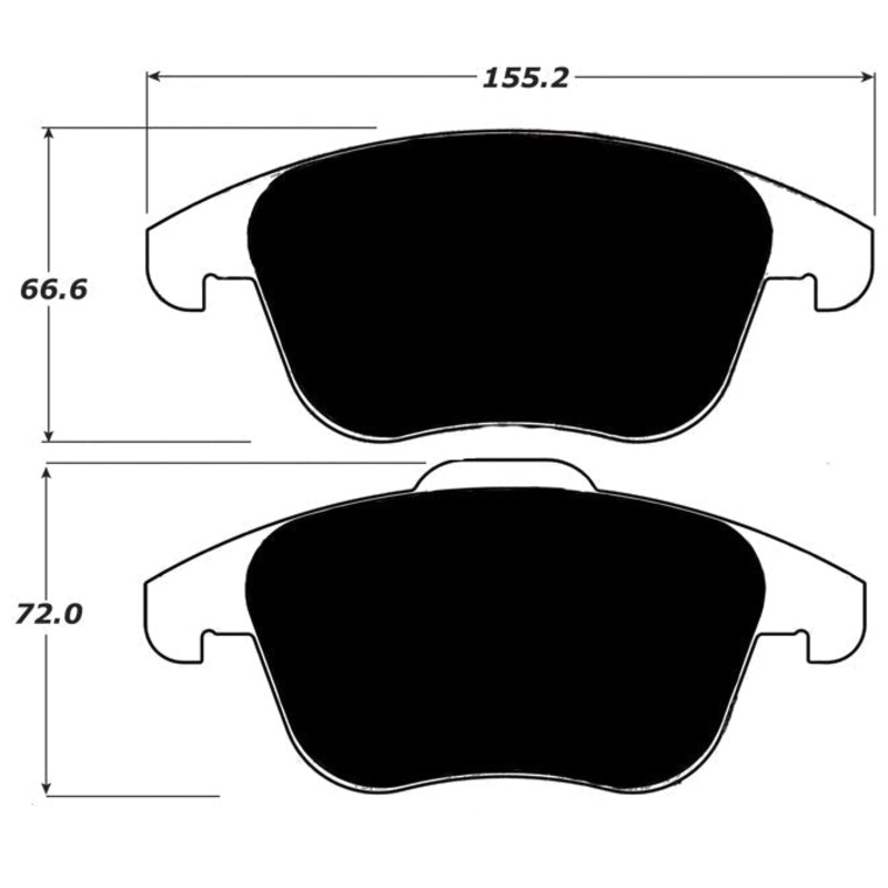 Porterfield Brake Pads for 2015 AUDI Q5