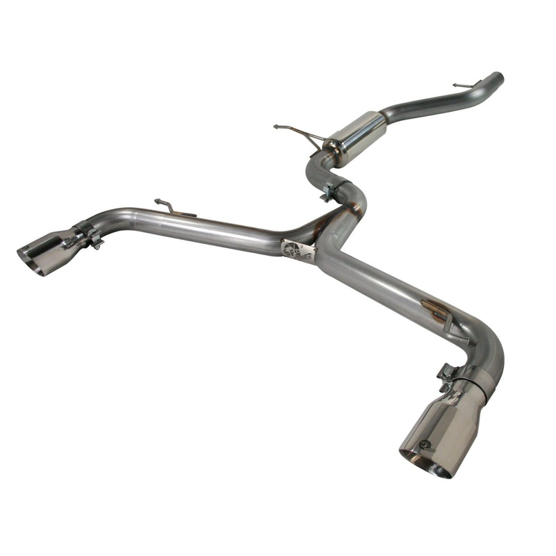2010-2014 VW GTI L4-2.0L (t) MKVI 409SS Cat-Back w/ Polished Tips by aFe Power (49-46405)