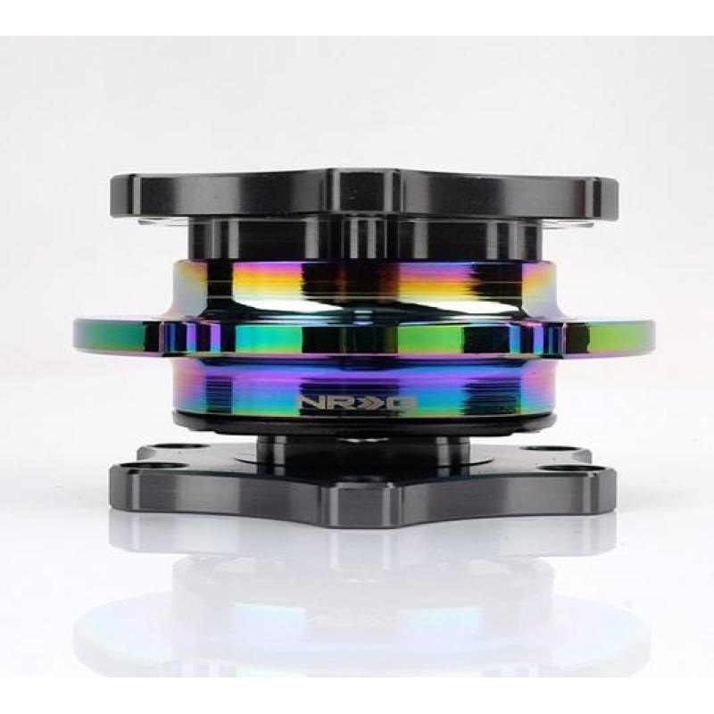 NRG Quick Release SFI SPEC 42.1 – Gun Metal Body / Gold Shinny Ring