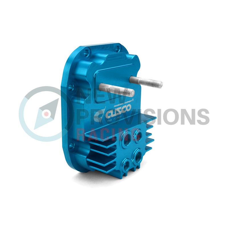 Cusco Increased Capacity Rear Differential Cover Blue R180 – 04-19 STI