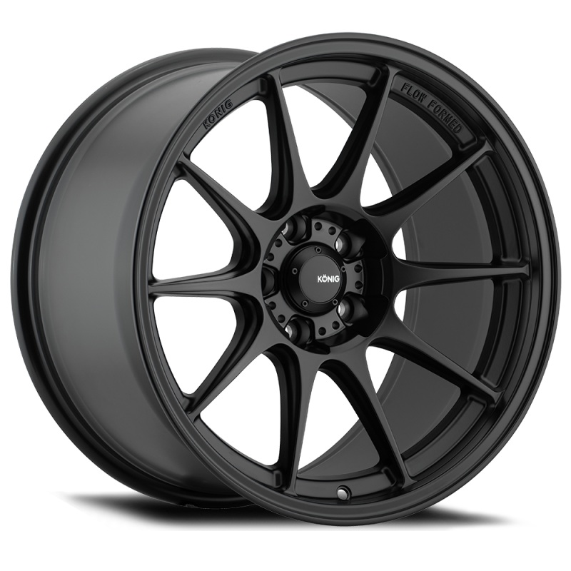 Konig Dekagram 18×9.5A 5×114.3 ET35 Semi-Matte Black