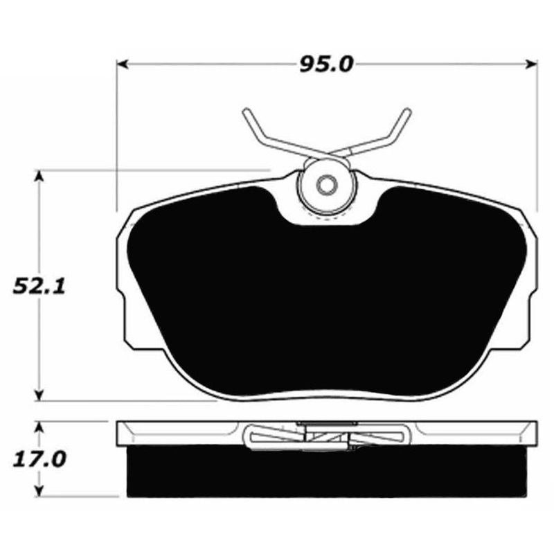 Porterfield Brake Pads for 1990 BMW 318 Series E30