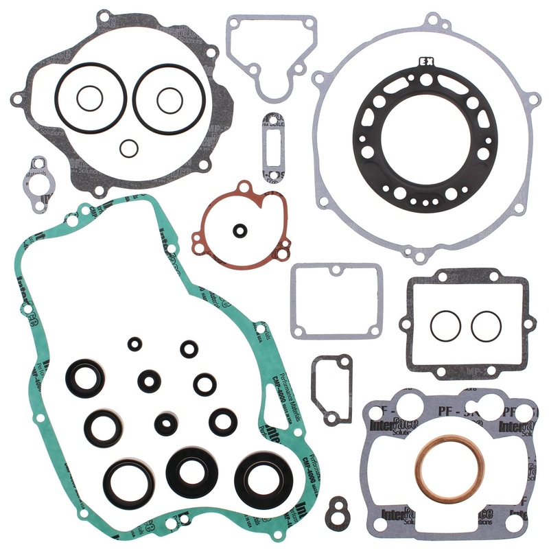 Vertex 811478 Gaskets 93-96 Kawasaki KX250 Complete Gasket Kit w/ Oil Seals