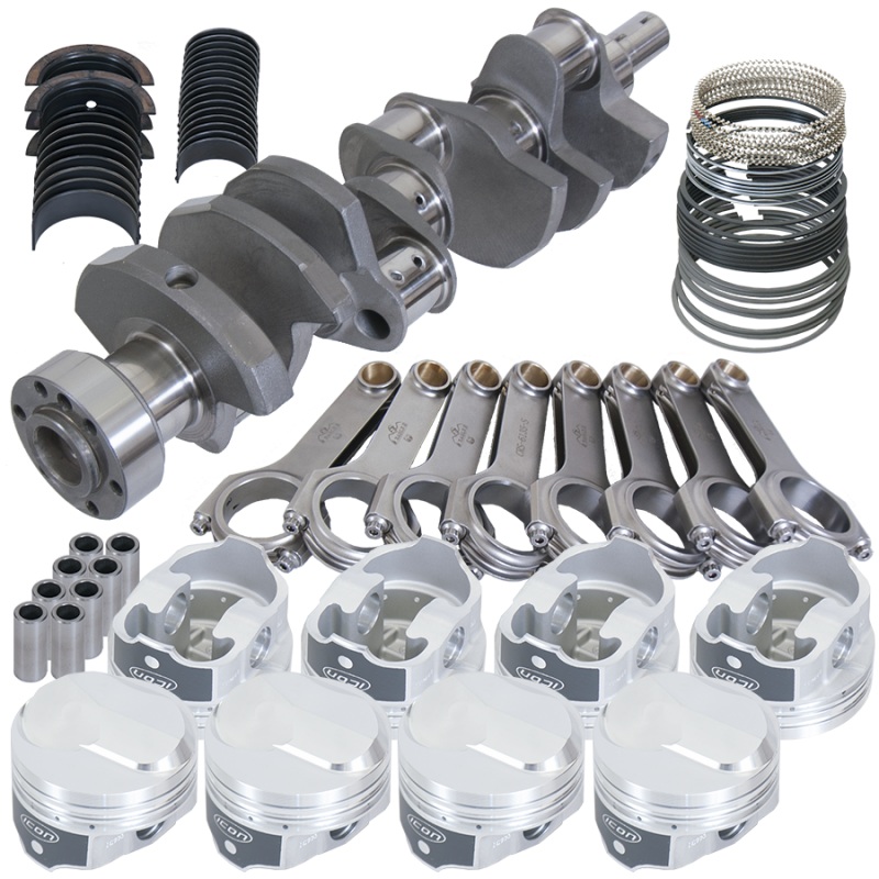 Eagle Chevy 454 1Pc 4.000in Crank 6.135in H-Beam 38cc Dome 4.250in Pistons Rotating Assembly