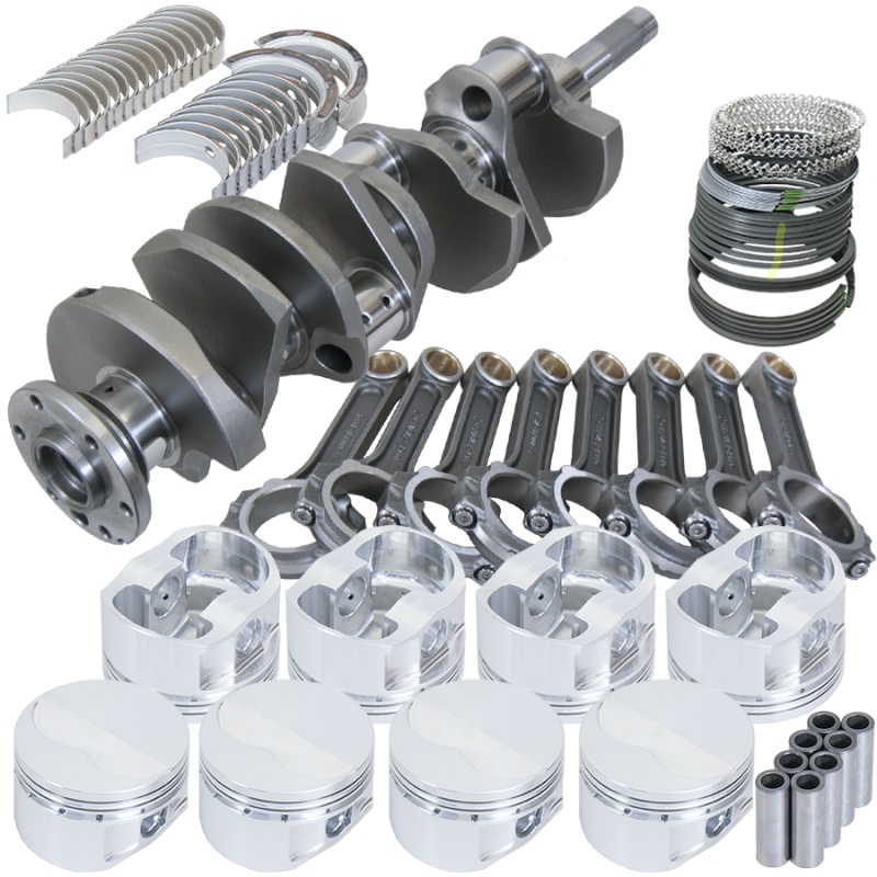 Eagle Ford FE 4.125in Crank 6.700in I-Beam Rods -7cc Flat Top 4.175in Pistons Rotating Assembly