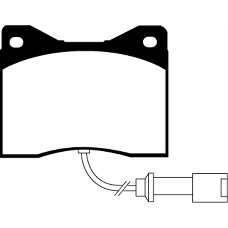 EBC 79-86 Alfa Romeo 6 2.0 Greenstuff Front Brake Pads