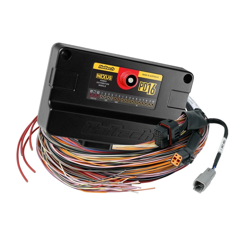 Haltech PD16 PDM + Flying Lead Harness (5M)