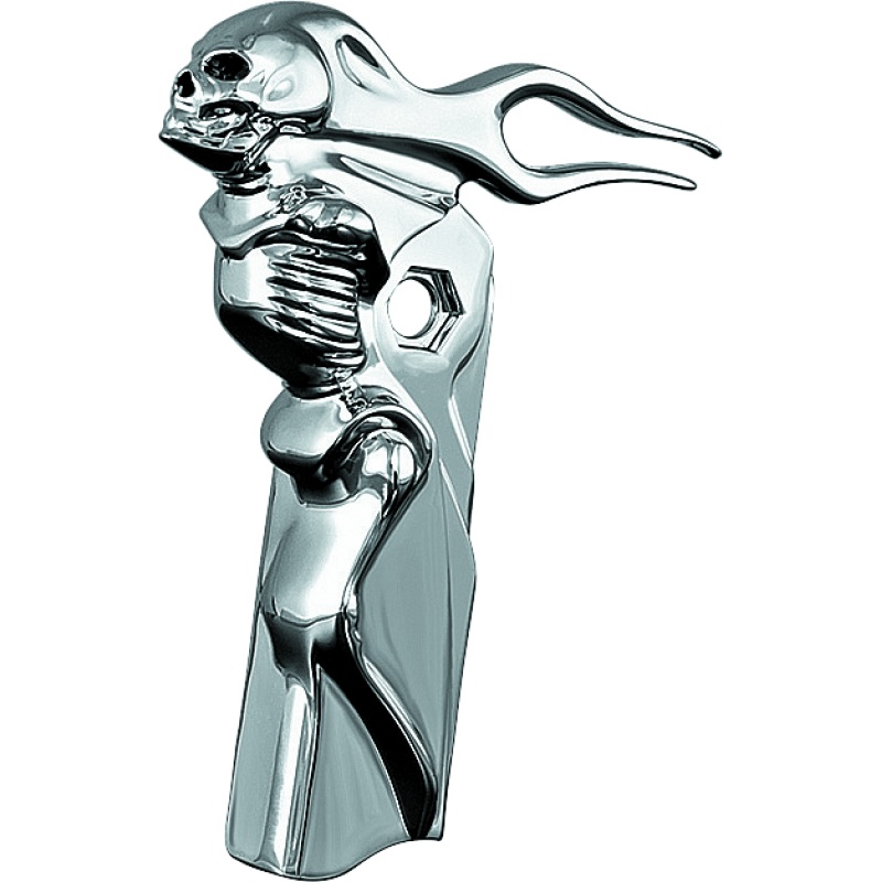 Kuryakyn Zombie Front Shift Arm Cover 82-16 Touring Chrome