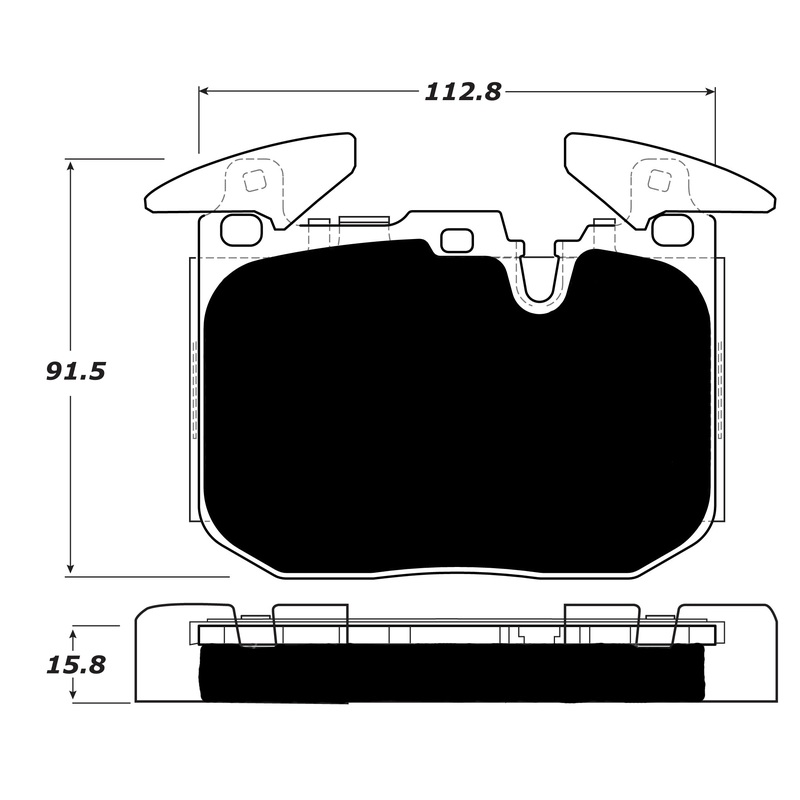 Porterfield Brake Pads for 2017 BMW 320i/320ix –  w/ M Sport Brakes