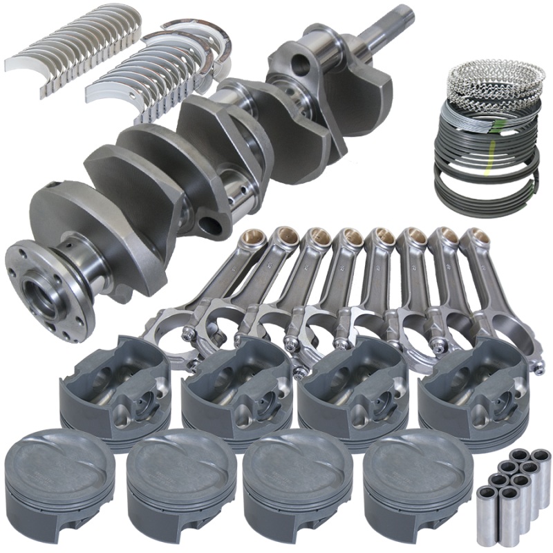 Eagle Ford FE 4.125in Crank 6.700in I-Beam Rods -26cc Inv Dome 4.090in Pistons Rotating Assembly