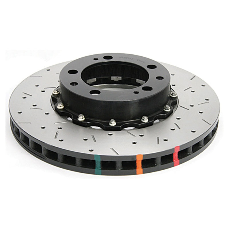 DBA 95-97 Porsche 911 Carrera Front T3 5000 Series Uni-Directional Slotted Rotor w/ Black Hat