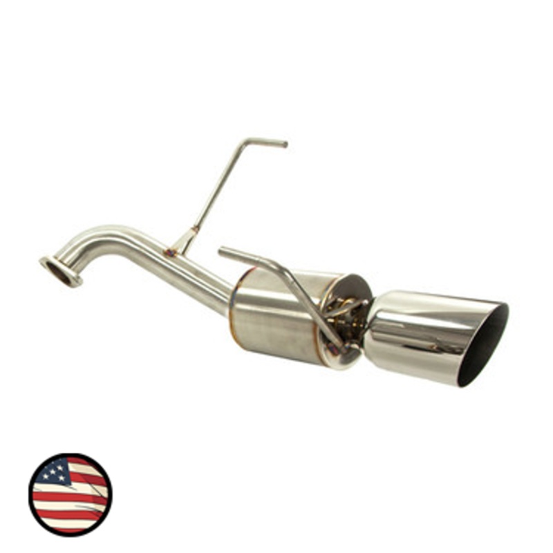 Nameless Performance [17-23 2.0i Impreza Sedan] Axleback w/ 3.5″ Single Wall Polished Tip and 5″ Muffler |  SUAB17IMP-SEDAN-5MU-35SW